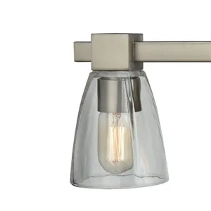 Ensley 20'' Wide 3-Light Vanity Light - Satin Nickel 4