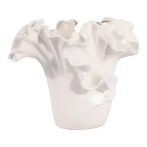ALDERPORT WHITE VASE 7 (IN) 4