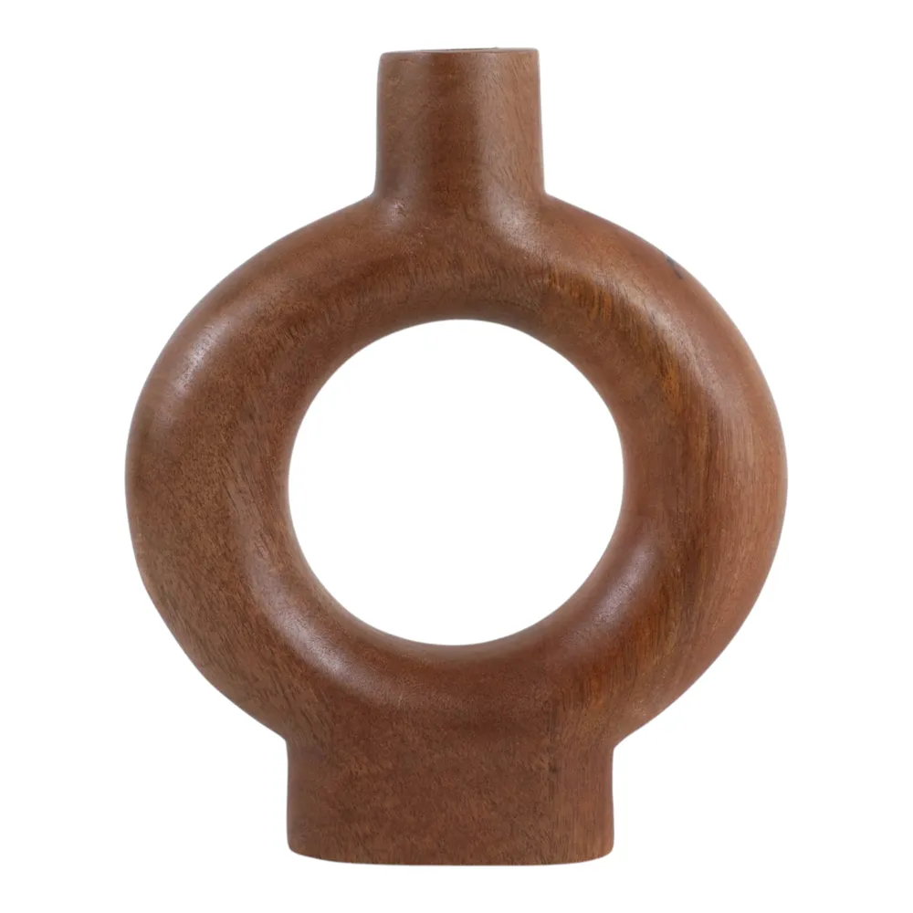 DRAPERWELL BROWN VASE 10 (IN)