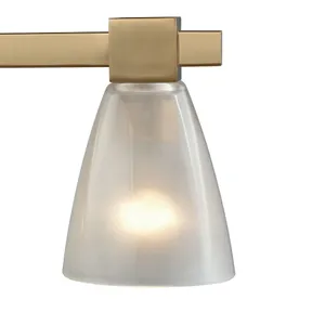 Ensley 28'' Wide 4-Light Vanity Light - Satin Brass 4