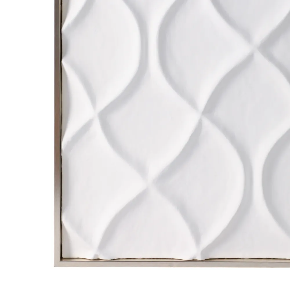 HAWLEYHAM SET OF 2 WHITE ART 40 (IN)
