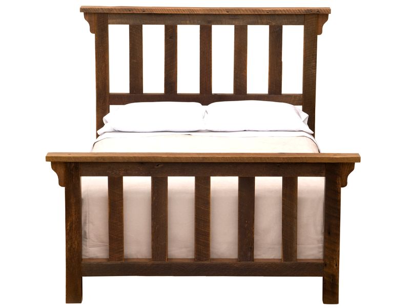 Barnwood Post Bed - King 4