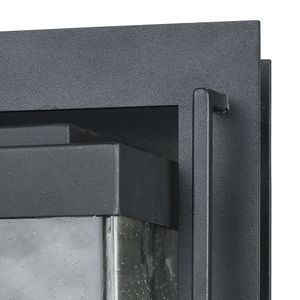 Overton 12'' High 1-Light Outdoor Sconce - Matte Black 4