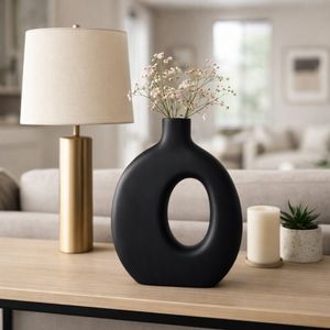 GRIFFINMOOR BLACK VASE 18 (IN) 2