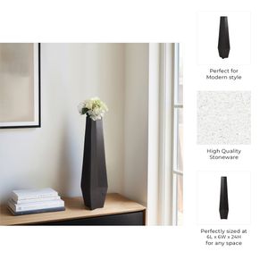 CANTONSTONE GRAY VASE 24 (IN) 10
