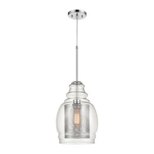 Herndon 11'' Wide 1-Light Pendant - Polished Chrome 1