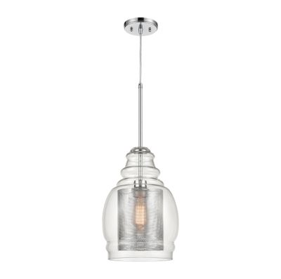 Herndon 11″ Wide 1-Light Pendant - Polished Chrome