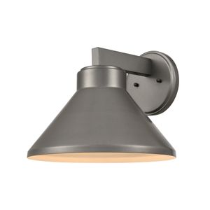 Thane 10'' High 1-Light Outdoor Sconce - Hematite 2