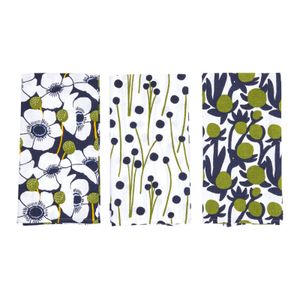 Windflower Cotton Kitchen Towels (Set of 3) 3