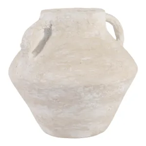 FERRIS WHITE VASE 7 (IN) 4