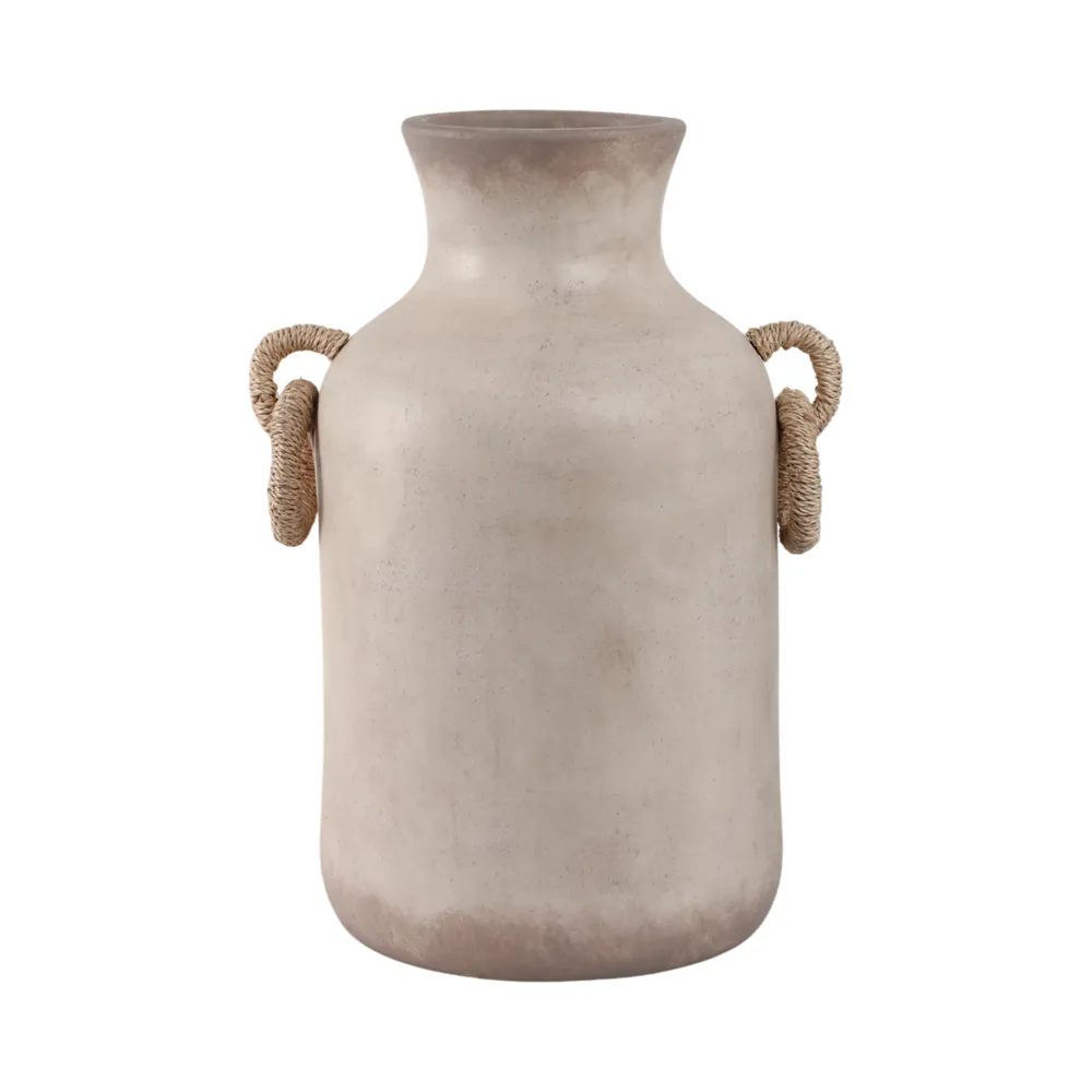 WOODSONROSE WHITE VASE 18 (IN)