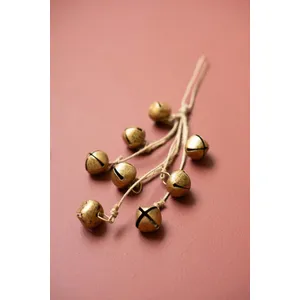 Jingle Bell Bunch on a Jute Rope 4