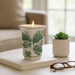 NICKRUN GREEN CANDLE 5 (IN) 12