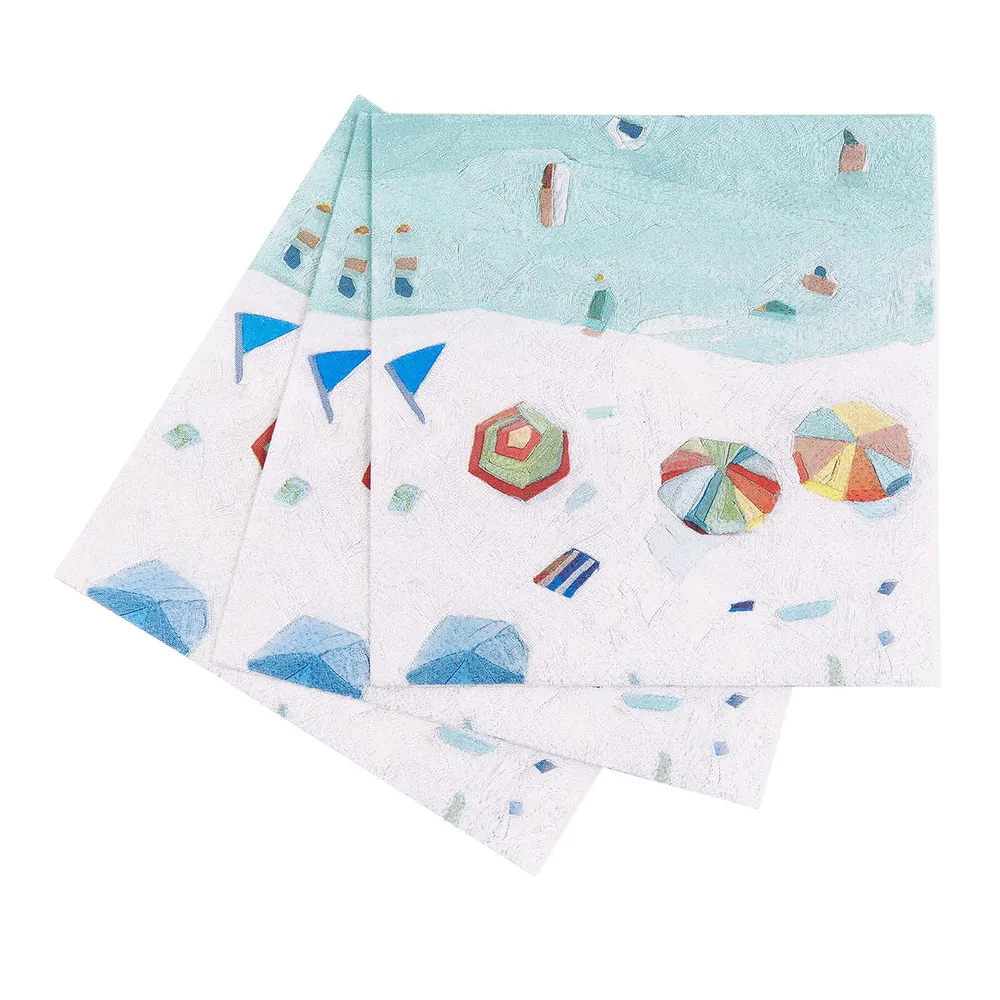 Beach Vista Paper Cocktail Napkins (Pack of 25)