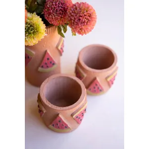 Clay Watermelon Container / Short 4