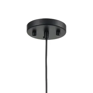 Heathrow 8″ Wide 1-Light Mini Pendant - Matte Black 2