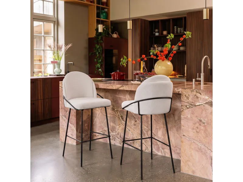 Jambi Barstool Ivory 2