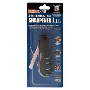 AccuSharp Black 4-in-1 Knife and Tool Sharpener 5