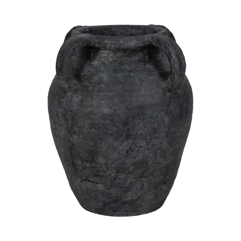 SKYELAKE BLACK VASE 12 (IN)