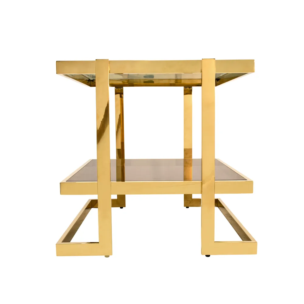 HADFIELD GOLD TABLE 24 (IN)