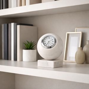 RUEWOOD WHITE CLOCK 6 (IN) 11