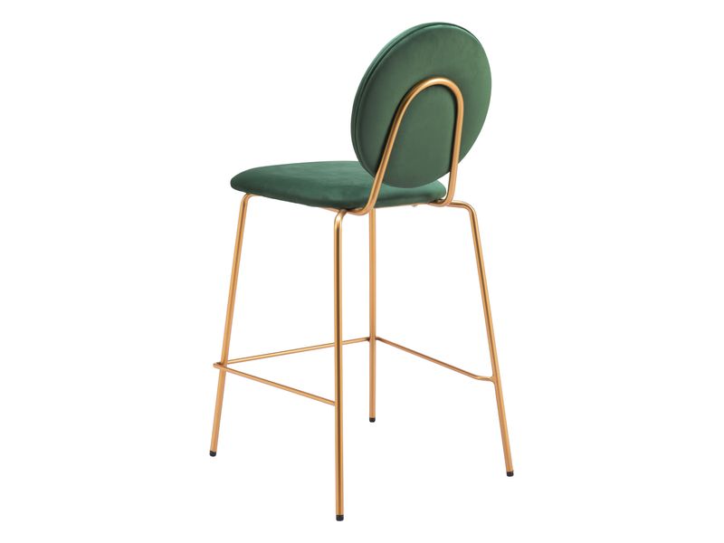 Odessa Counter Stool Green & Gold 6