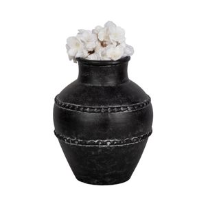 ROSEBEACH BLACK VASE 12 (IN) 3