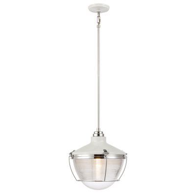 Seaway Passage 14″ Wide 1-Light Pendant - White