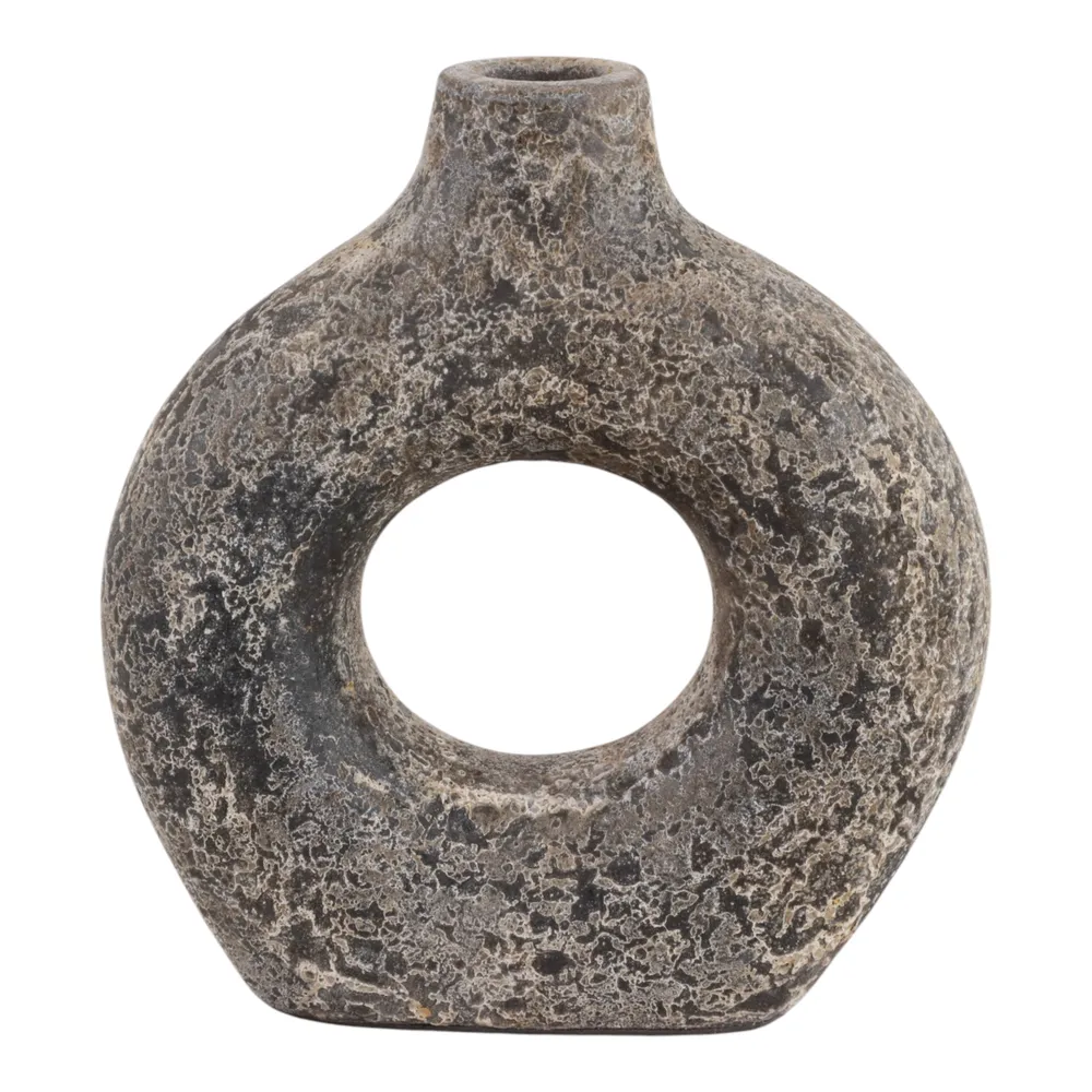 COVEDALE BLACK VASE 9 (IN)