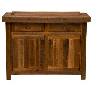 Barnwood 48-inch Buffet - Antique Oak Top 4