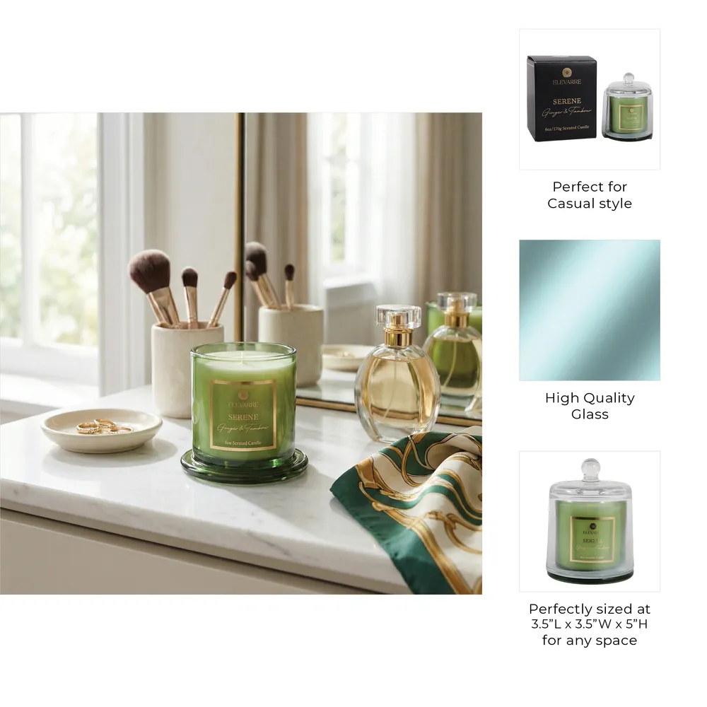 HEMMINGWORTH SERENE GINGER & TAMBOUR CANDLE 5 (IN)