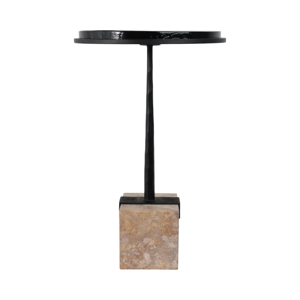 BECKSHAW BLACK TABLE 26 (IN)