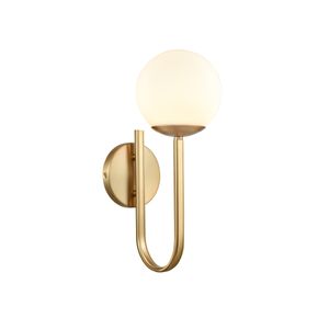 Caroline 6'' Wide 1-Light Vanity Light - Brushed Gold 1