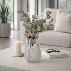 HANNAHMORE CLEAR GLASS VASE 10 (IN) 12
