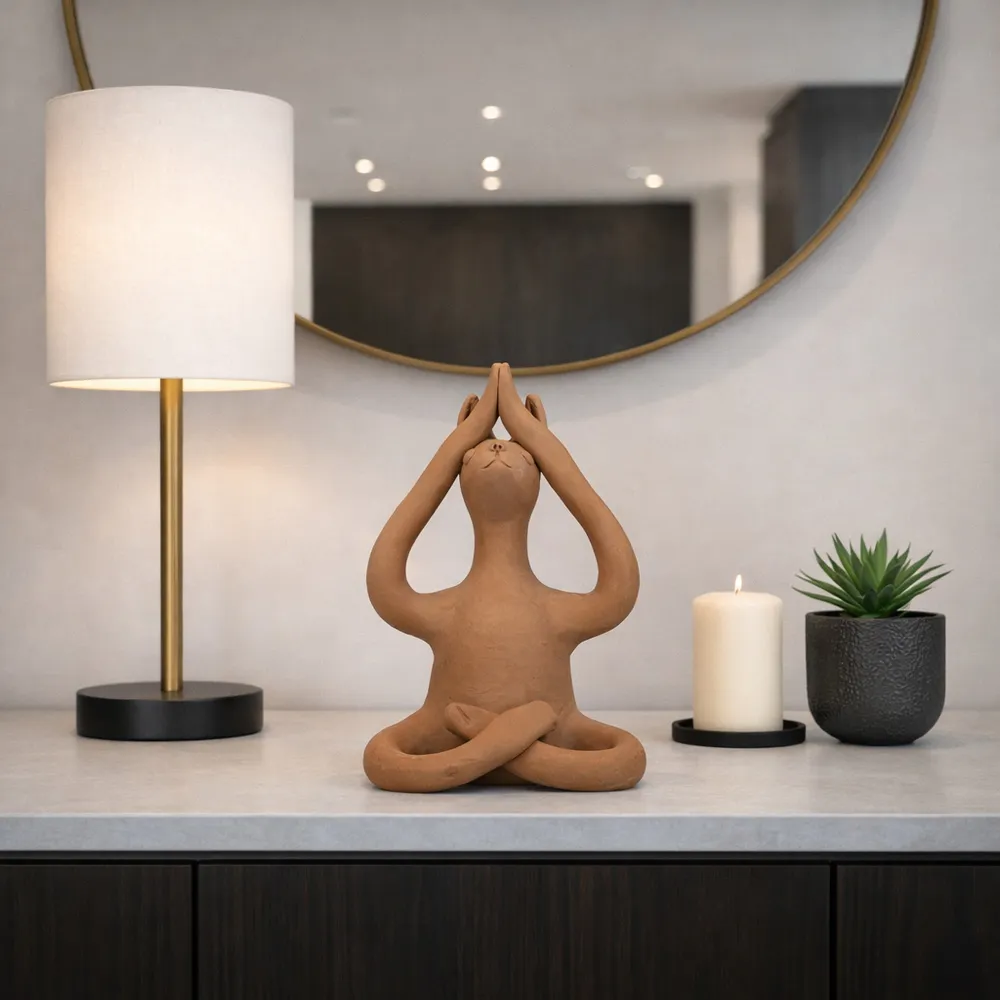 ALDENHAM BROWN DECOR 10 (IN)