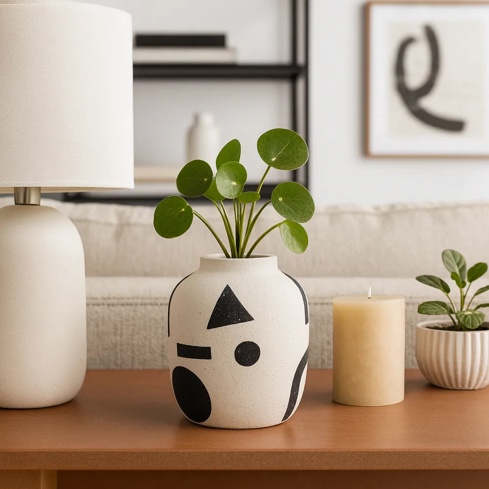 CALBEACH IVORY VASE 6 (IN)