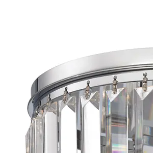 Palacial 12'' Wide 1-Light Flush Mount - Polished Chrome 3