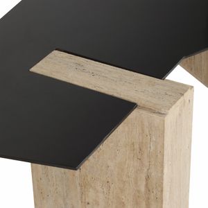 67" LAVANA TRAVERTINE COFFEE TABLE 6