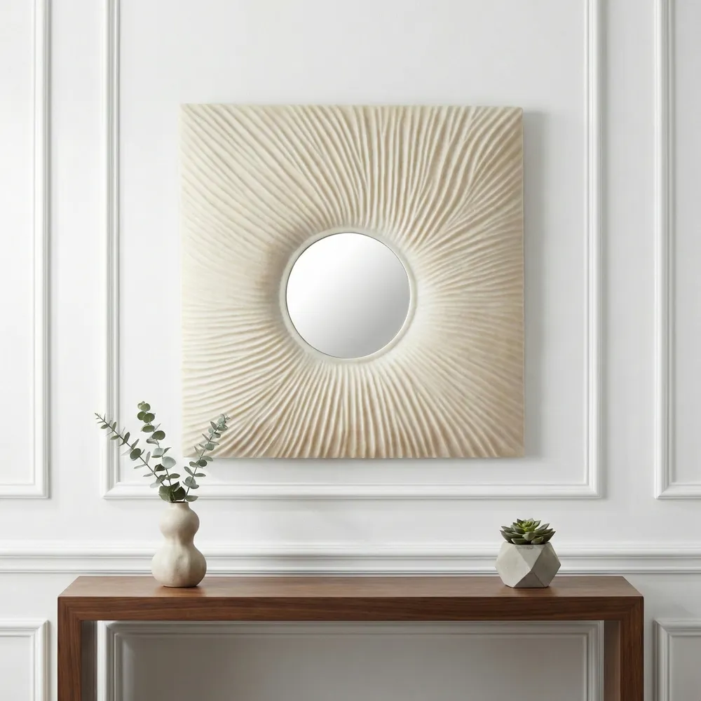 CLINTONSHAW WHITE MIRROR 24 (IN)