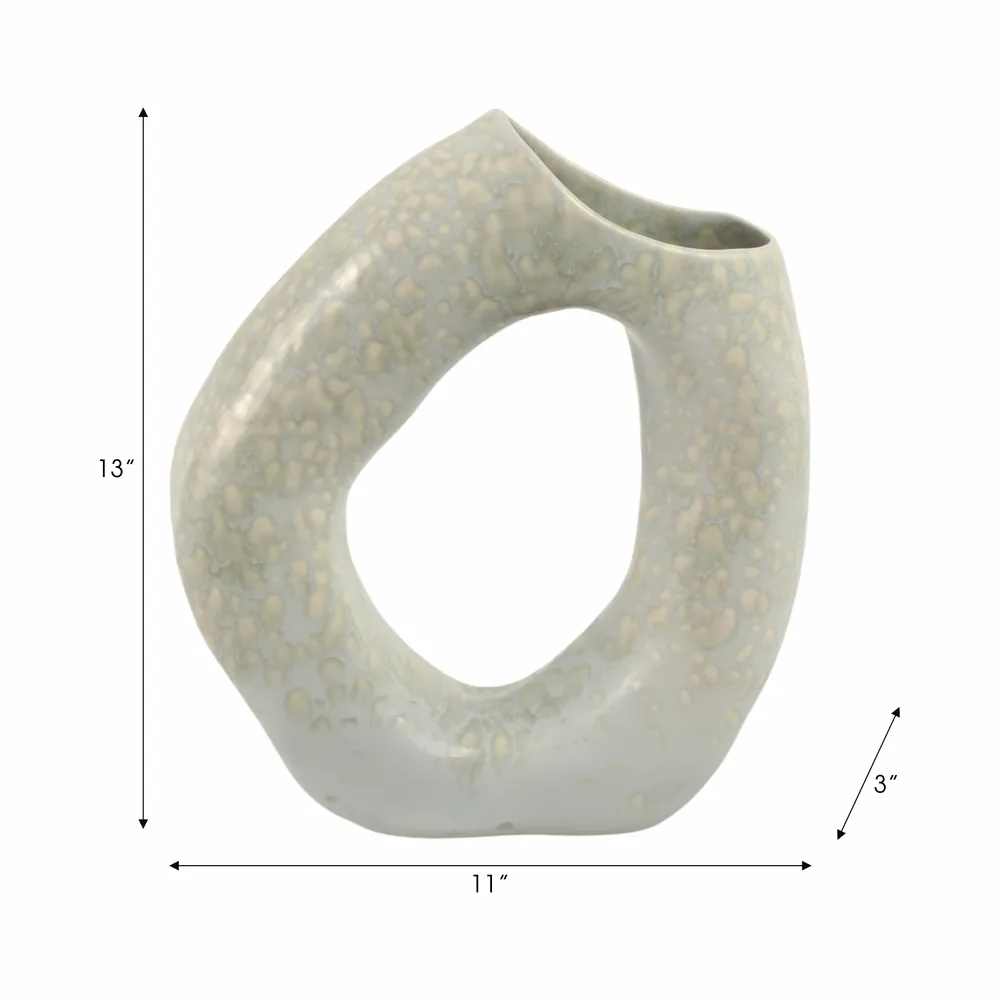 BYRONMORE CREAM VASE 14 (IN)