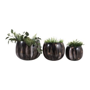 JAKEWICK SET OF 3 GRAY PLANTER 11 (IN) 3