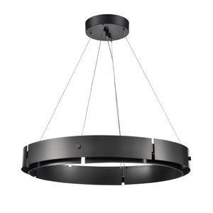 Fogelberg 26'' Wide Integrated LED Pendant - Matte Black 2