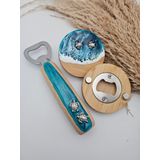 BARTENDER'S BOTTLE OPENER MAGNET - ISLAND TIME TURTLE 1
