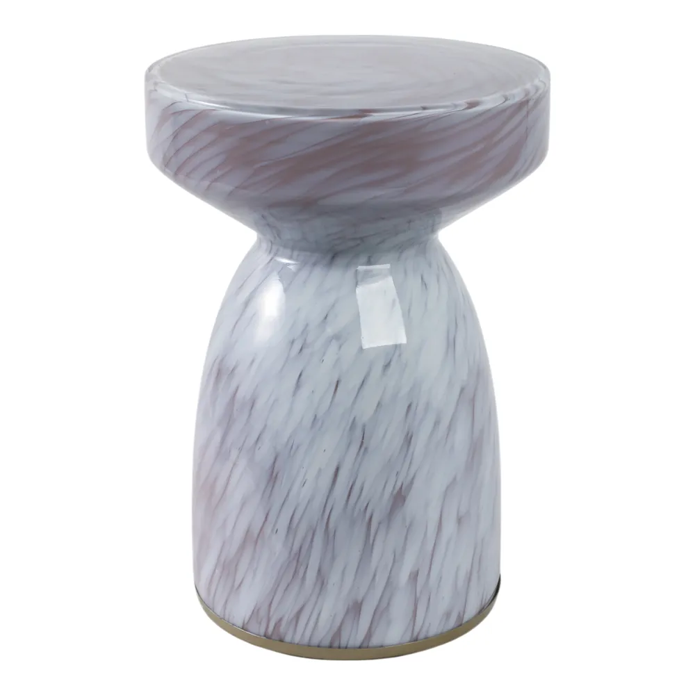DEXTERMORE WHITE TABLE 18 (IN)