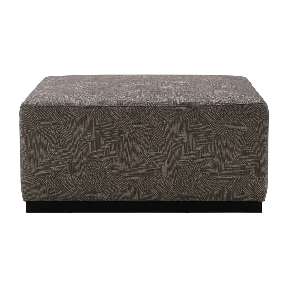 SHAWWIND GRAY OTTOMAN 18 (IN)