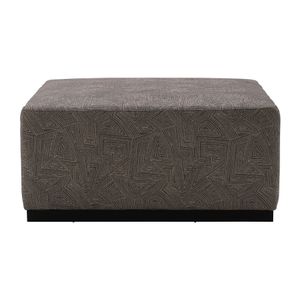 SHAWWIND GRAY OTTOMAN 18 (IN) 1