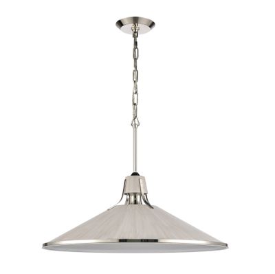 Danique 24″ Wide 1-Light Pendant - Sunbleached Oak