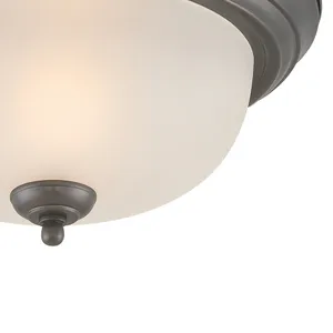 Harmony 12'' Wide 1-Light Flush Mount - Painted Bronze 4