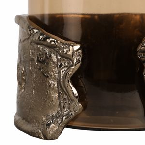 BAXTERMILL BROWN CANDLE HOLDER 8 (IN) 7