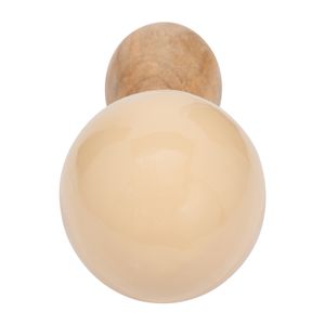 WOOD, 8" CONED MUSHROOM, IVORY 5